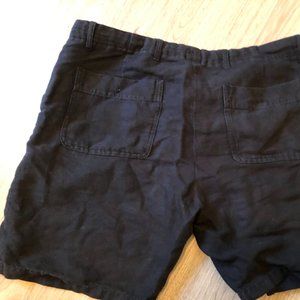Black Linen Shorts Sz 32 - Men’s Club Monaco